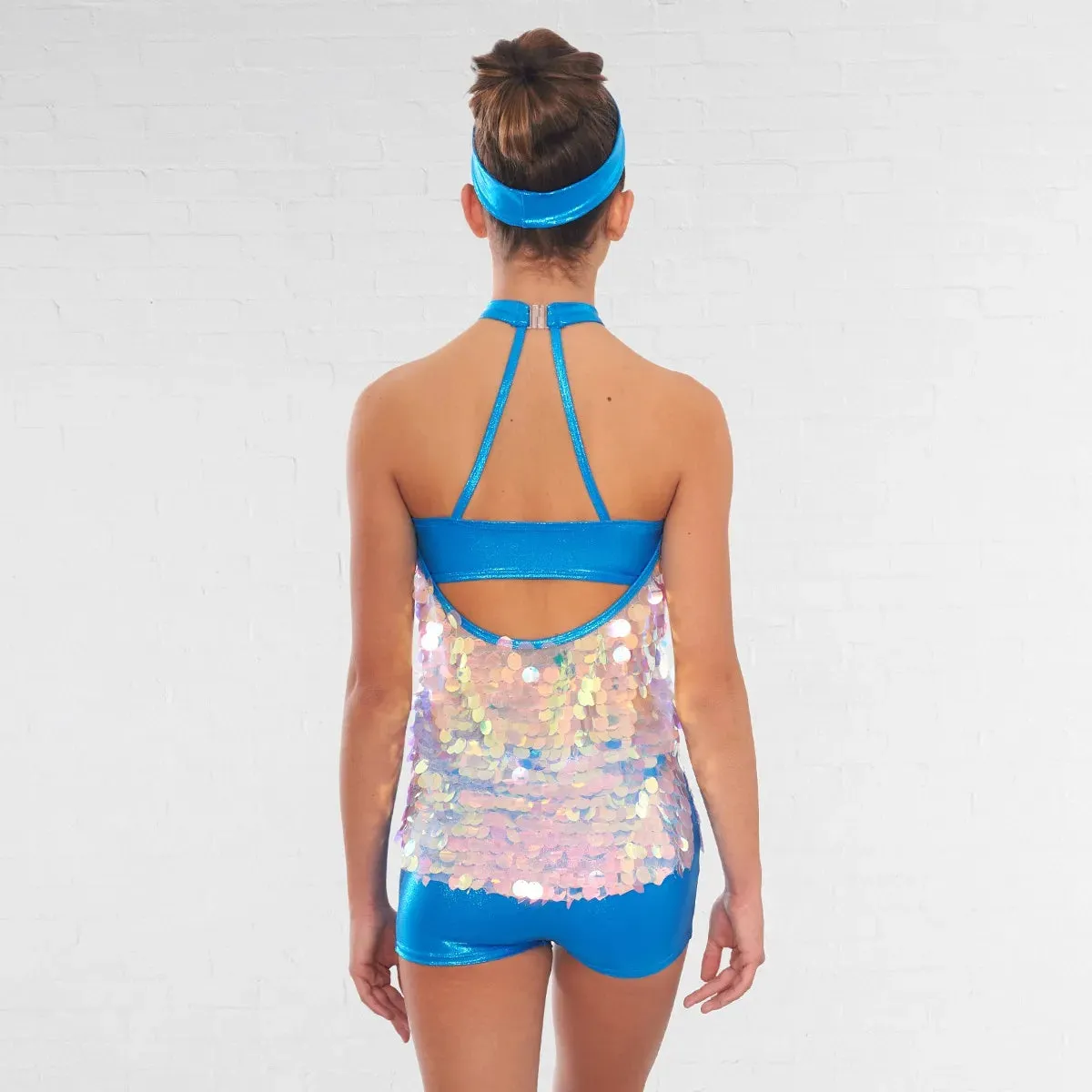 1st Position Sequin Halterneck Top and Hot Pants