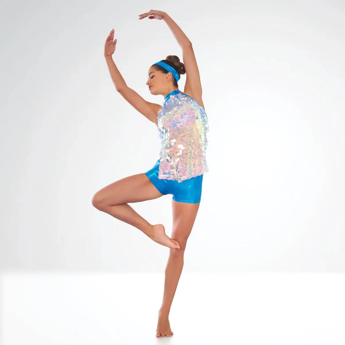 1st Position Sequin Halterneck Top and Hot Pants