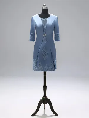 2 Pieces Elegant Mother of Bride Dress