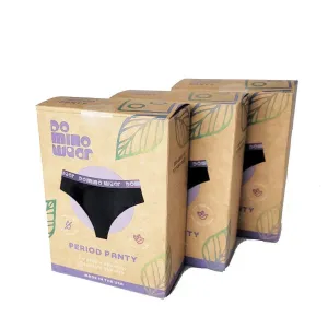 3 Pair Bundle of DominoWear - Period Panties