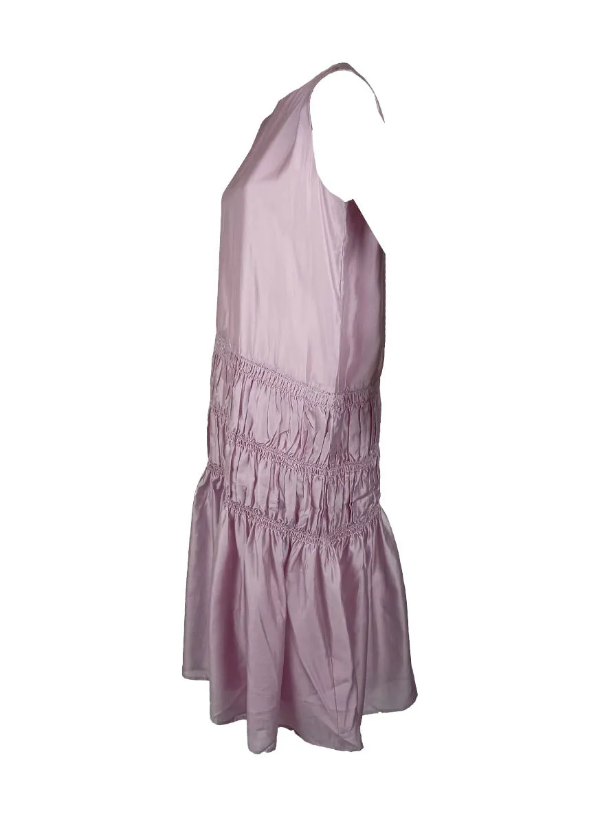 8240037 Loose & Elegant Sleeveless Dress *Purple