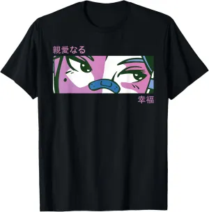 Anime Girl Eyes - Japan Culture Art - Japanese Aesthetic T-Shirt