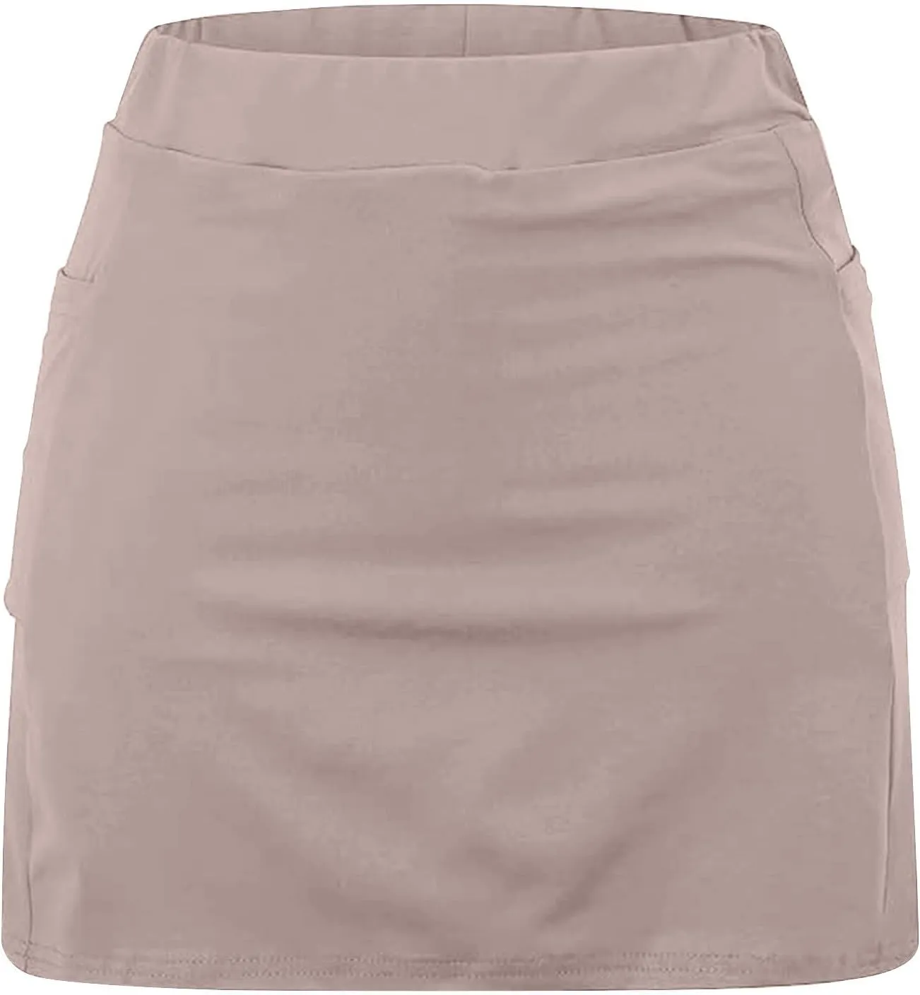 Athletic Skorts for Women Solid Casual High Waisted Tennis Skirts Cute Workout Yoga Skater Hiking A Line Mini Skirt