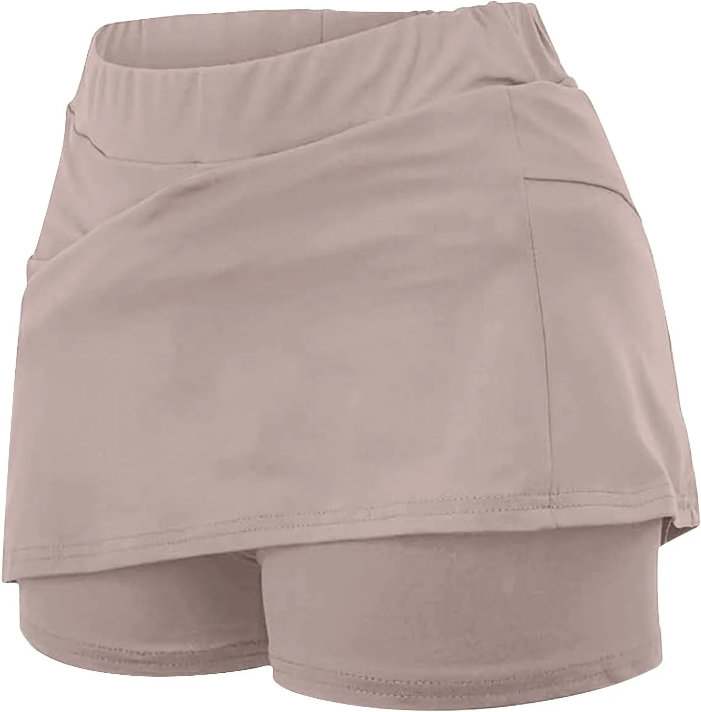 Athletic Skorts for Women Solid Casual High Waisted Tennis Skirts Cute Workout Yoga Skater Hiking A Line Mini Skirt