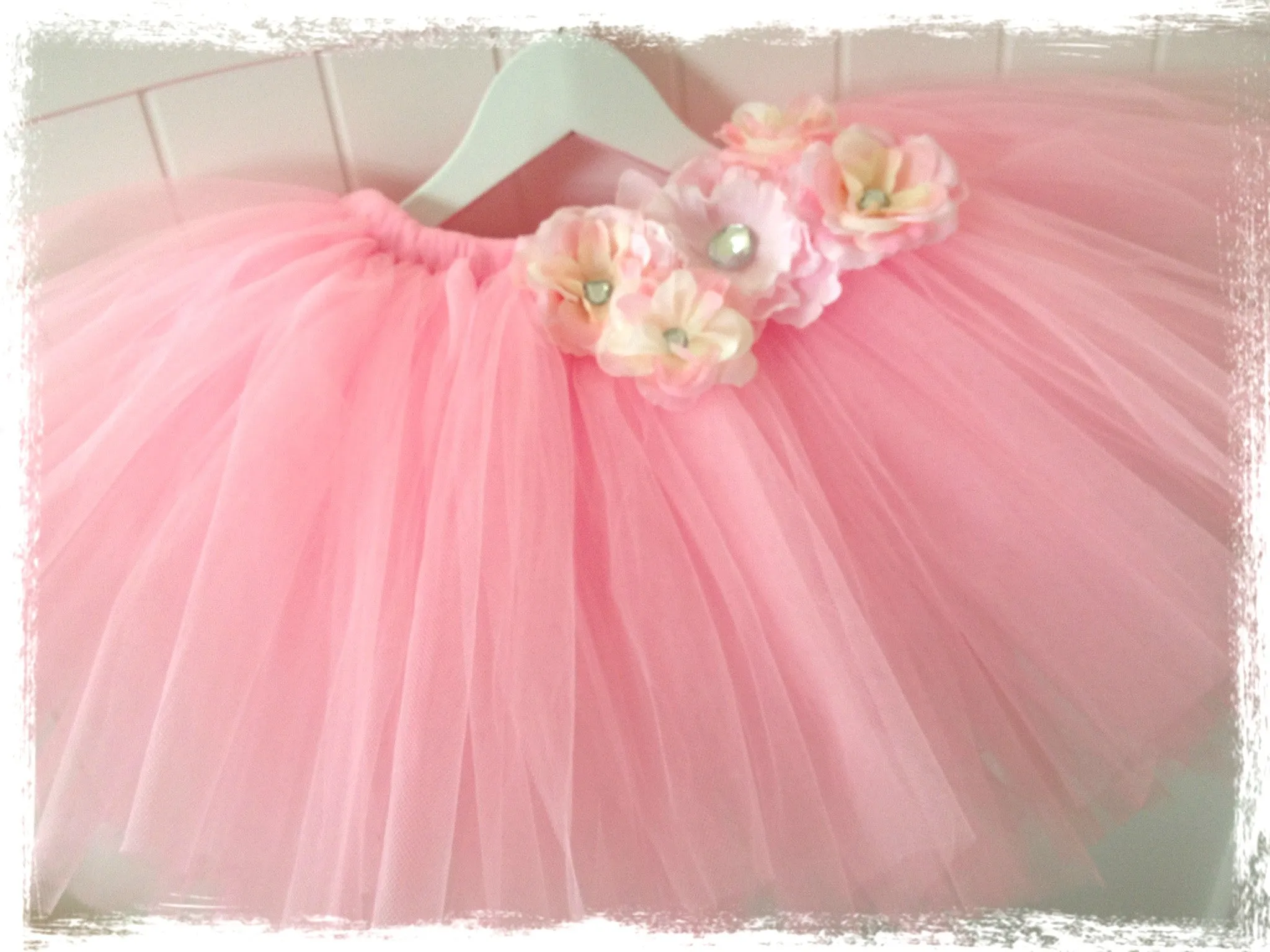 Baby & Girl Fluffy Floral Fairy Tutu Skirt TUFW99