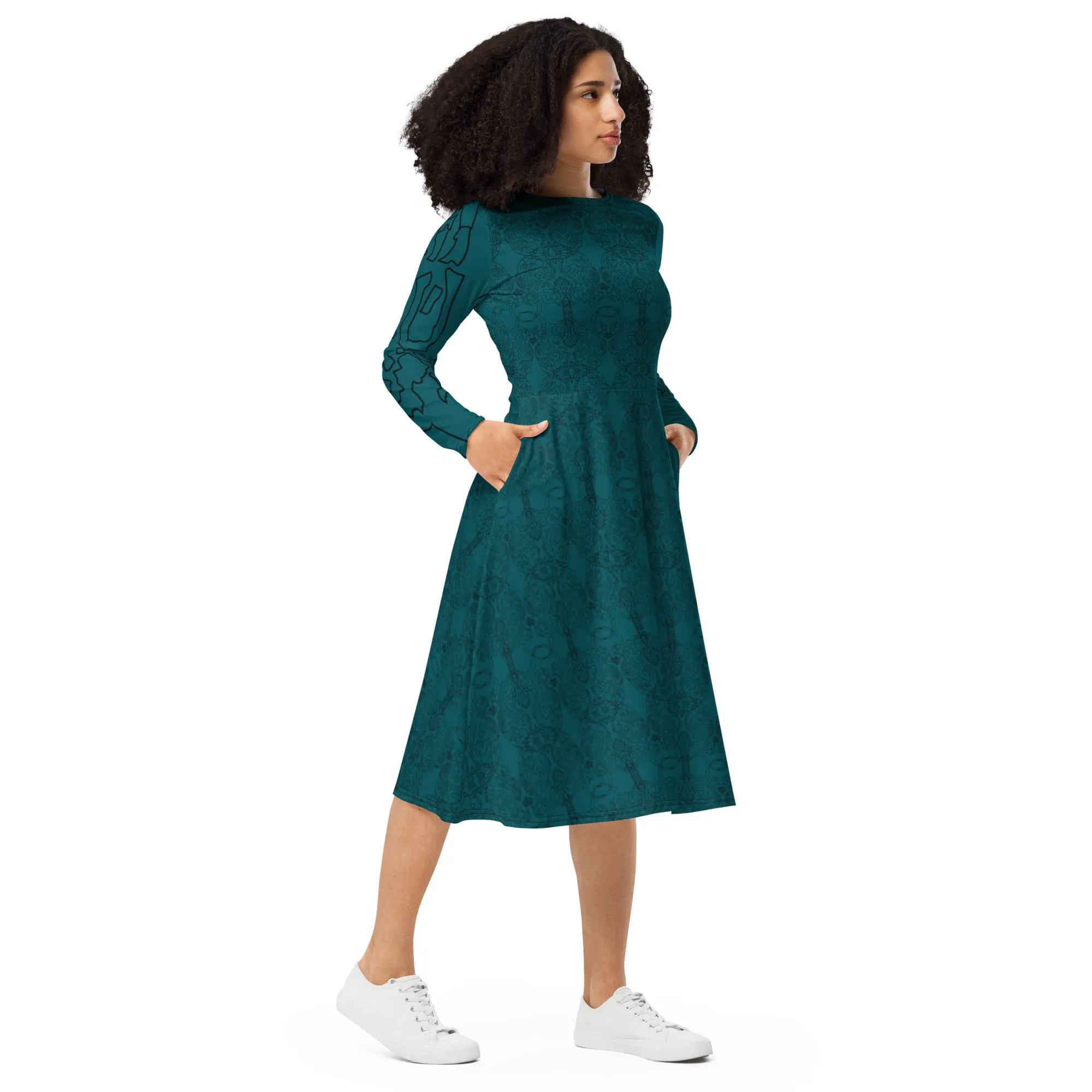 Birthday Teal Green Dress Elegant Womens Dress