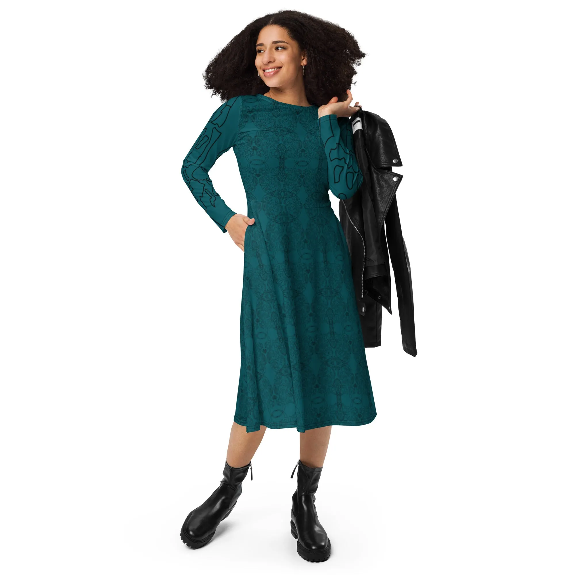 Birthday Teal Green Dress Elegant Womens Dress
