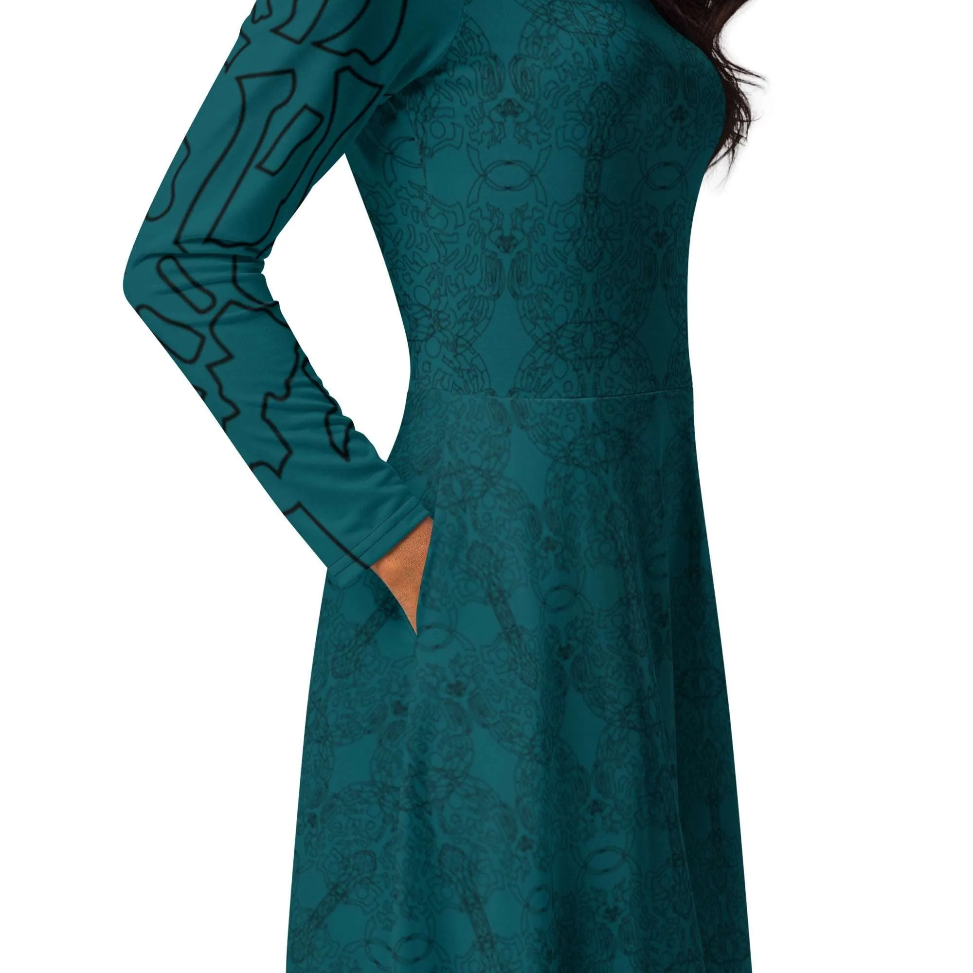 Birthday Teal Green Dress Elegant Womens Dress