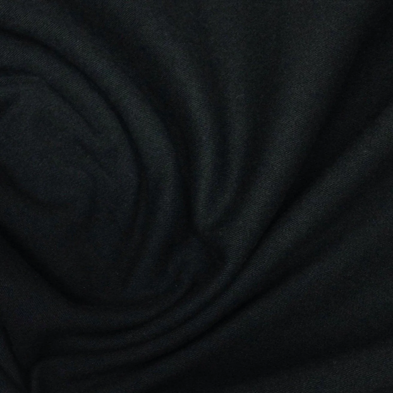 Black Cotton/Spandex Jersey Fabric - 200 GSM