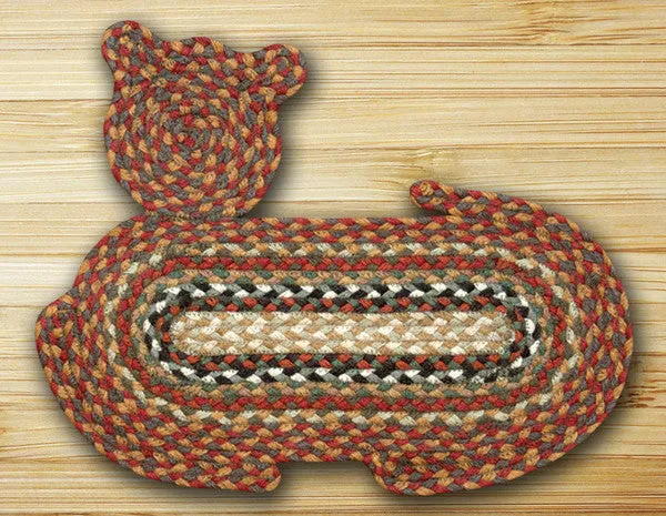 Burgandy2 Cat Rug