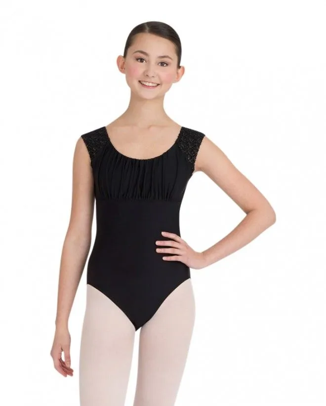 Capezio Adult Cap Sleeve Leotard w/ Lace 1018