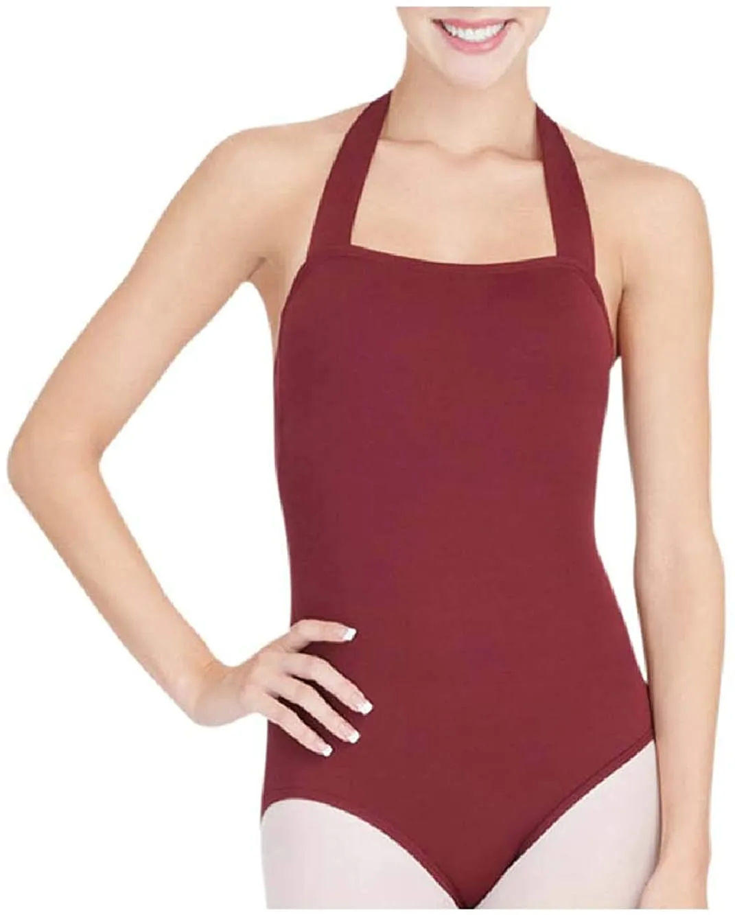 Capezio Adult Leotard Halter with Velvet 393a