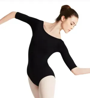 Capezio Boatneck 3/4 Sleeve Leotard