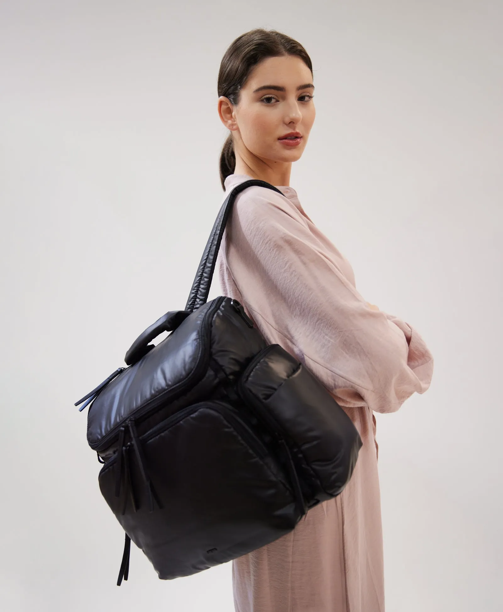 Caraa Baby Bag Nylon Large in Black