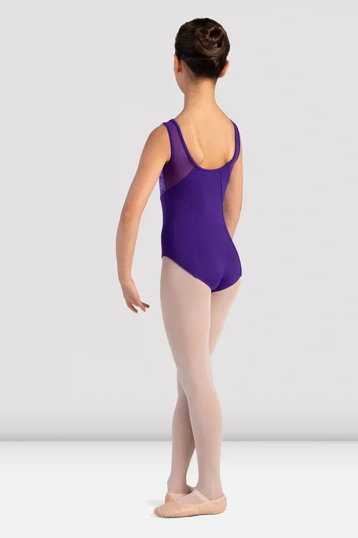 CL1027 - Girls Taylor Velvet Tank Leotard (Amethyst) - Select Size