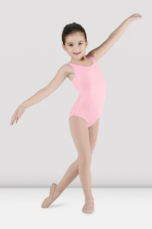 CL5605 - Girls Candy Pink Dynamic Tank Leotard - Select Size