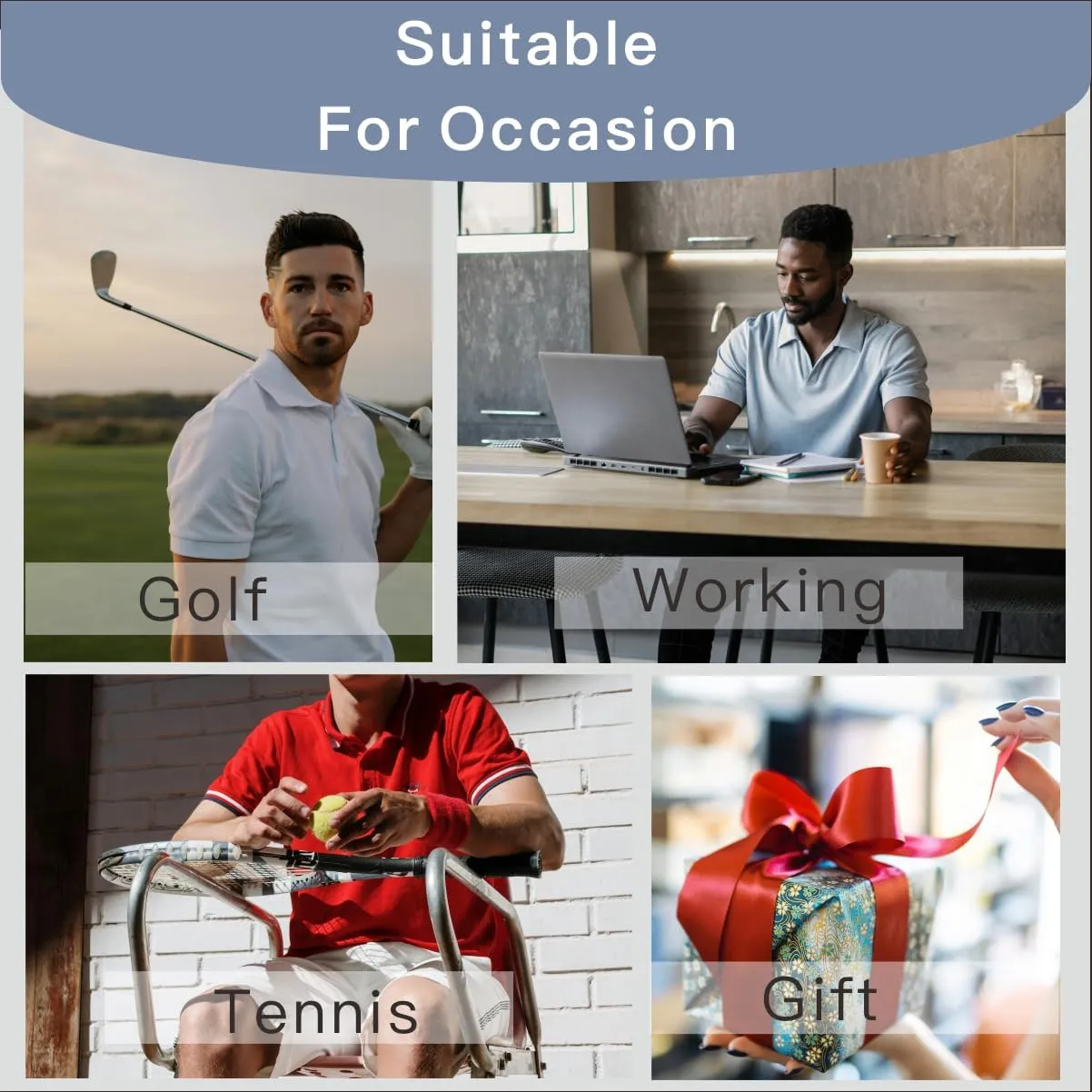 Custom Polo Shirt Add Text/Photo for Men/Women on Front Back and Sleeves-Personalized Golf Tee Print or Embroidered