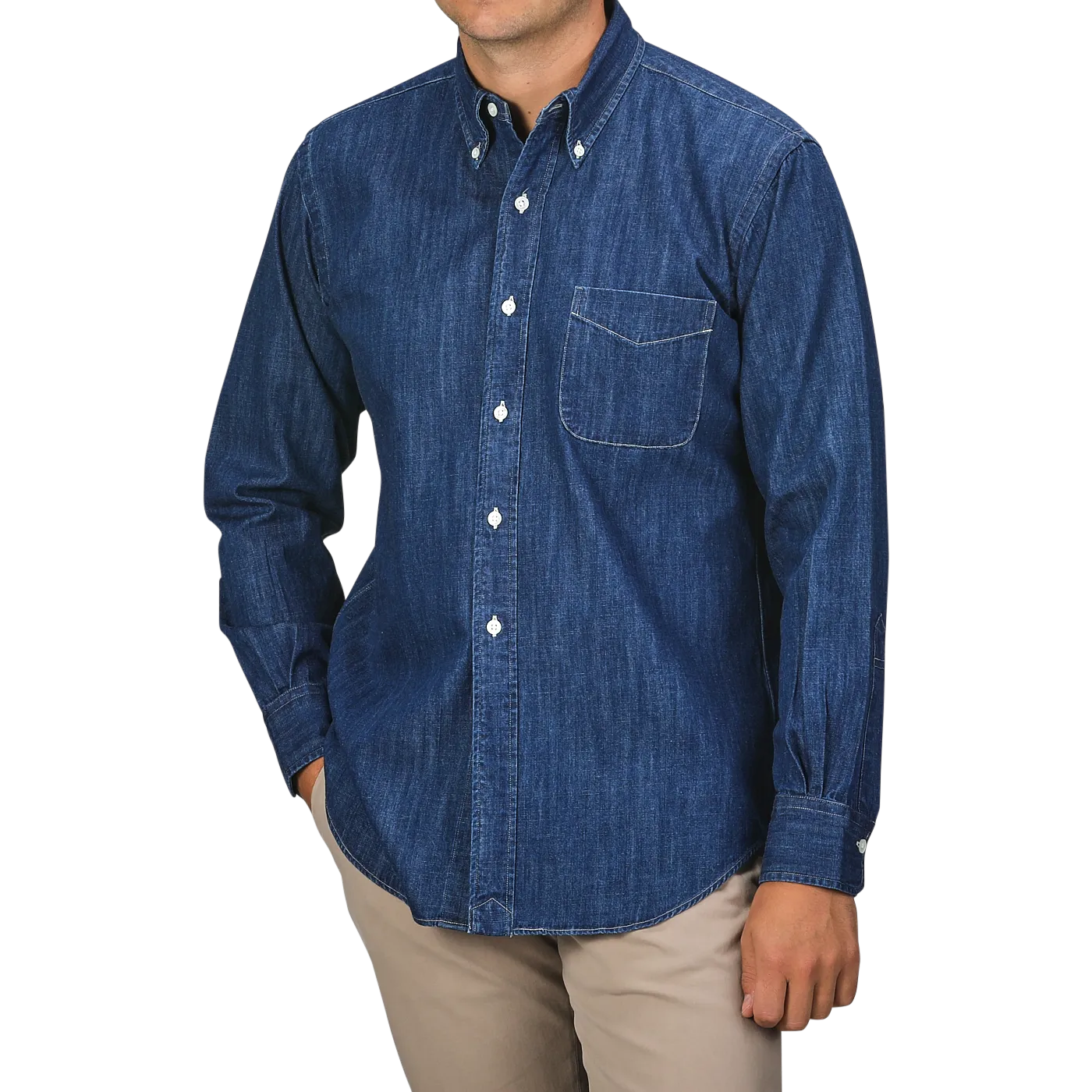 Dark Blue Japanese Denim 7oz BD Shirt