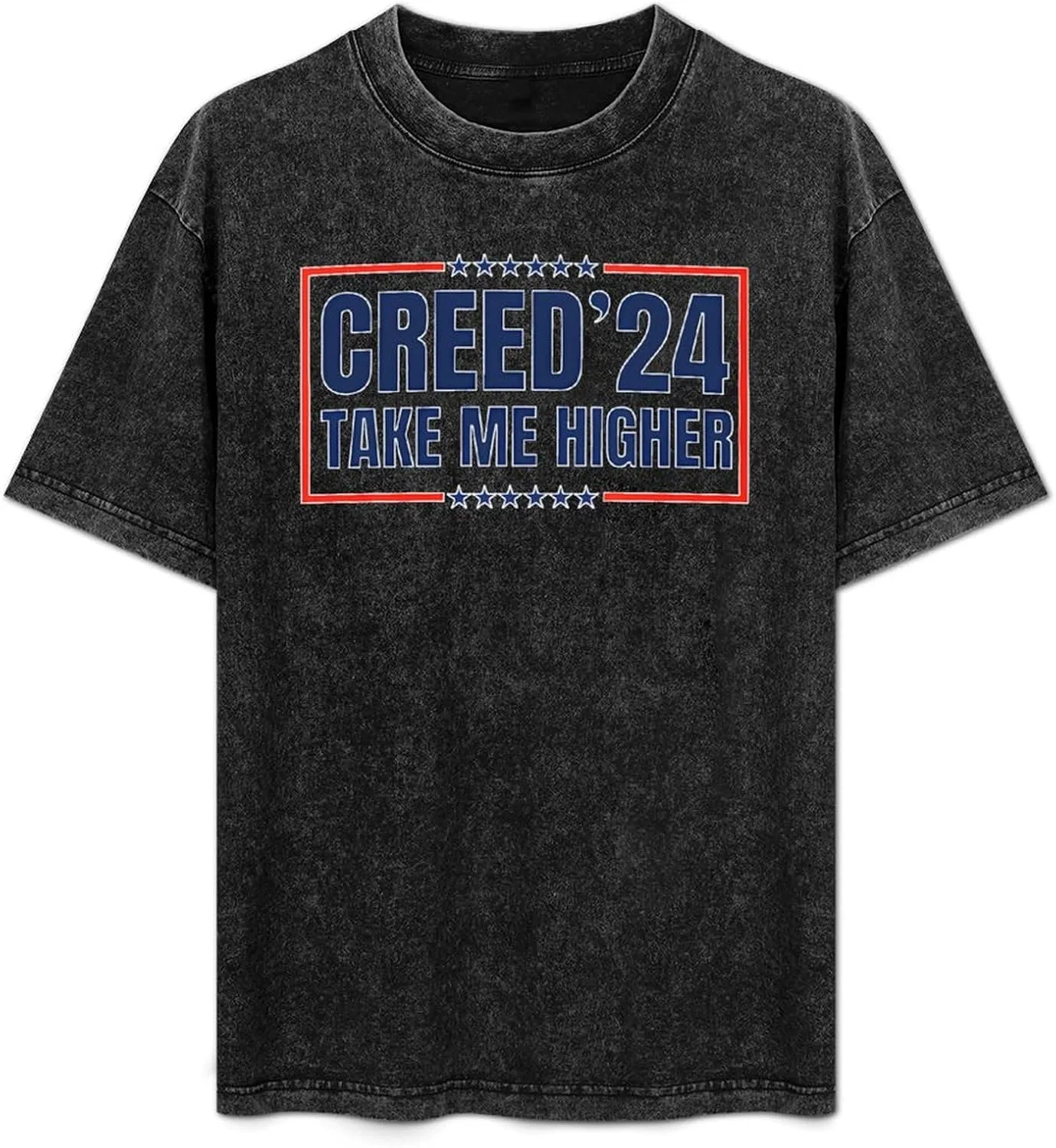 Durable Vintage Oversized Cotton T-Shirts Unique Casual Crew Neck Tops