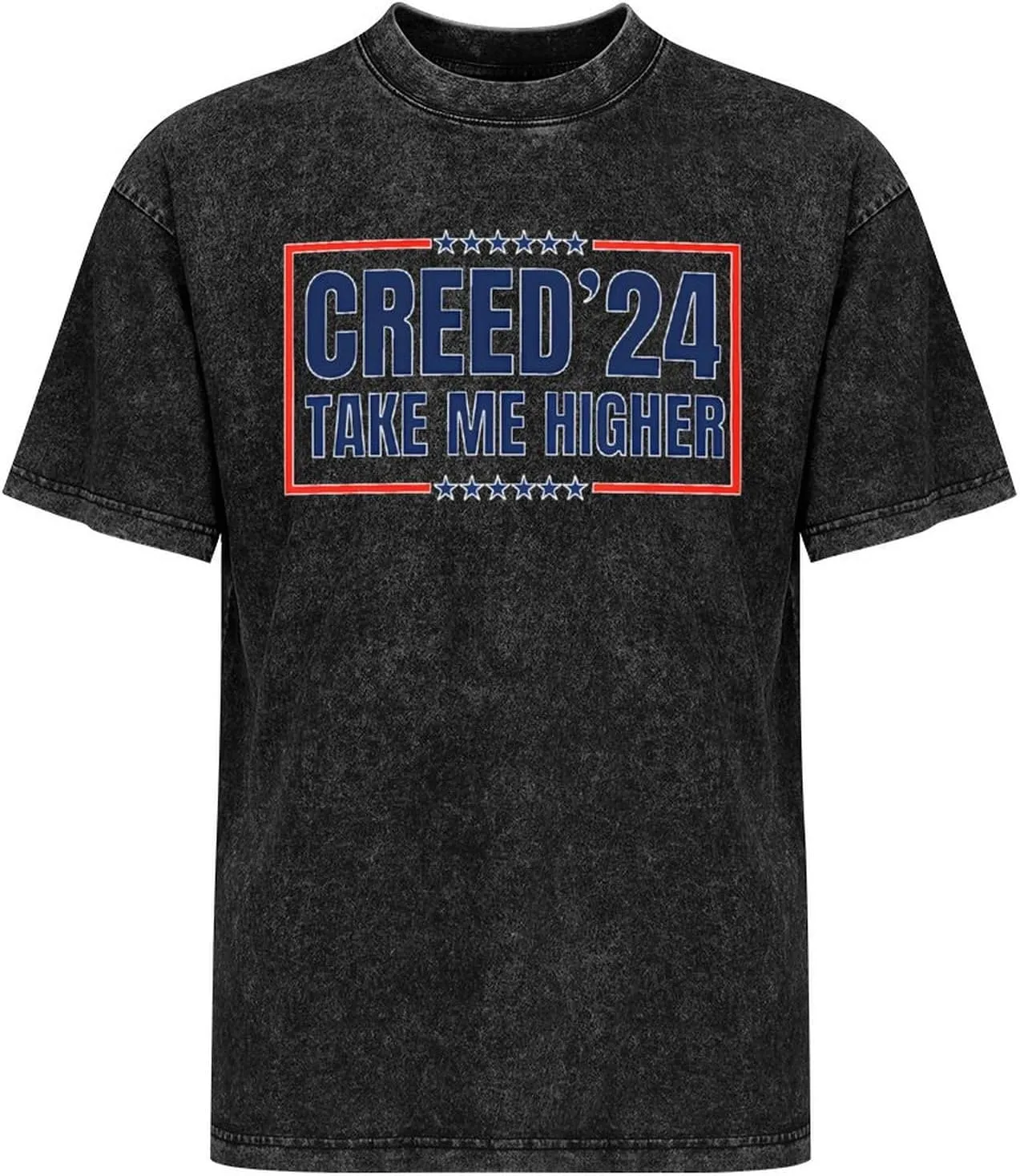 Durable Vintage Oversized Cotton T-Shirts Unique Casual Crew Neck Tops