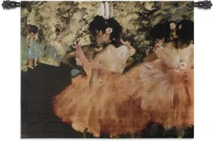 Edgar Degas© Dancers In Pink Wall Tapestry