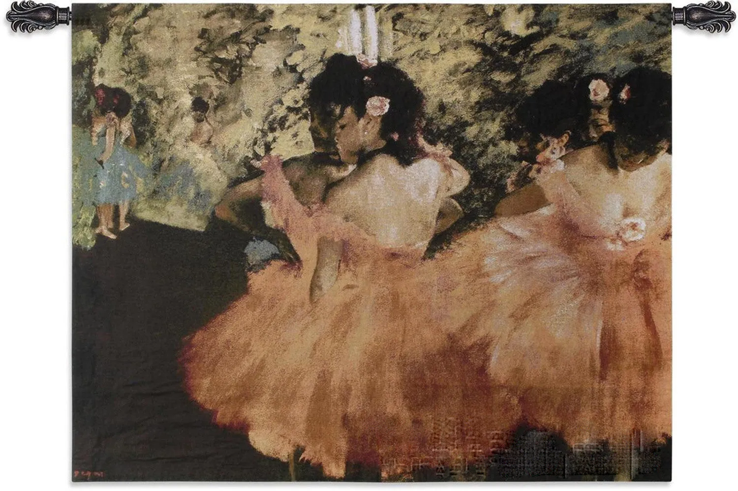 Edgar Degas© Dancers In Pink Wall Tapestry