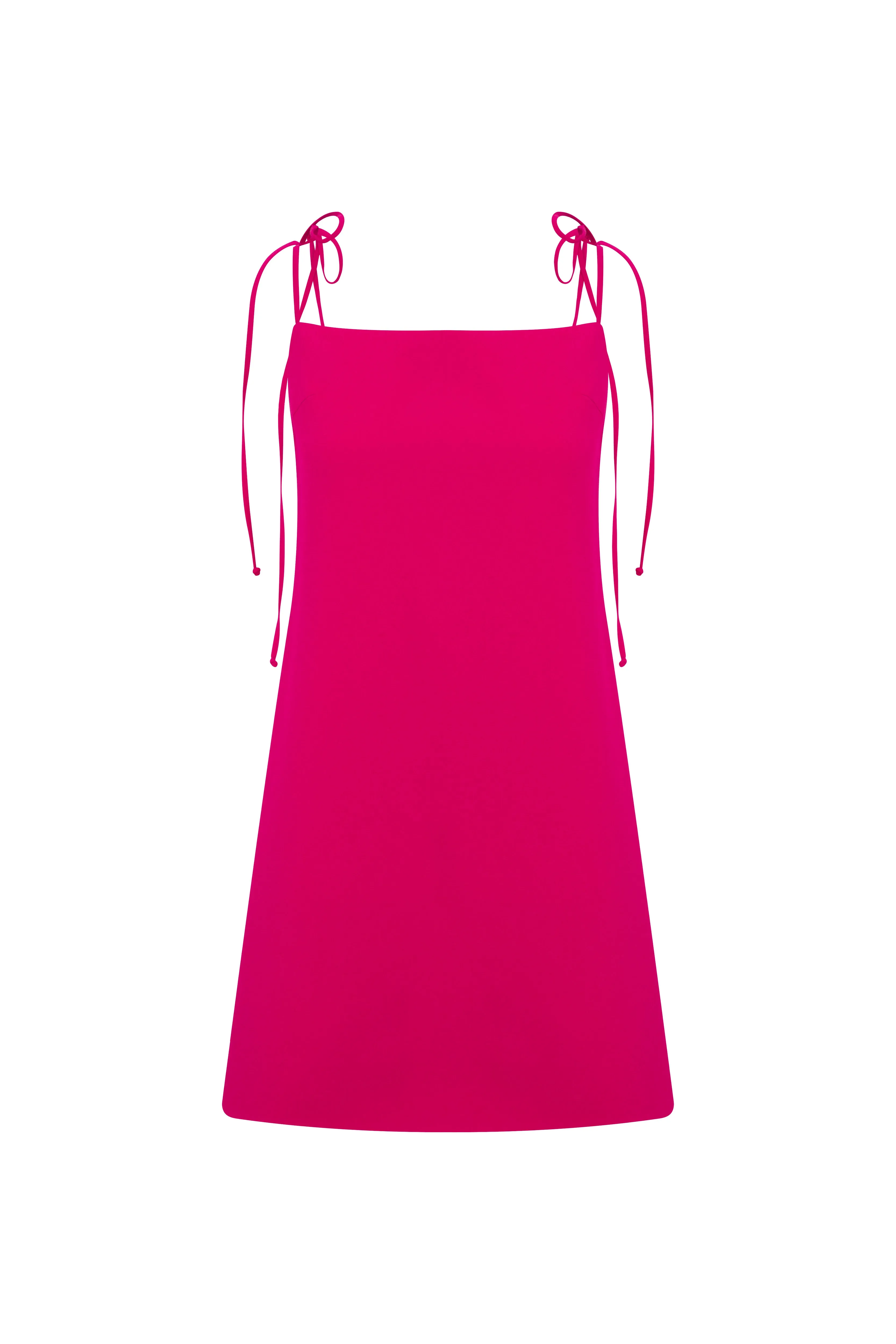 Ellie Mini Crepe Dress in Raspberry Sorbet