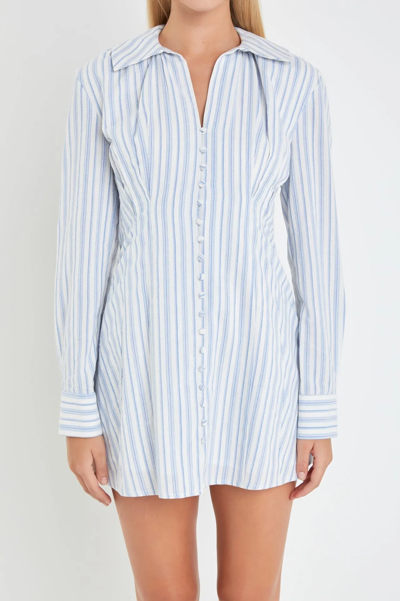English Factory - Collar Shirt Mini Dress