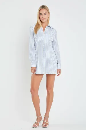 English Factory - Collar Shirt Mini Dress