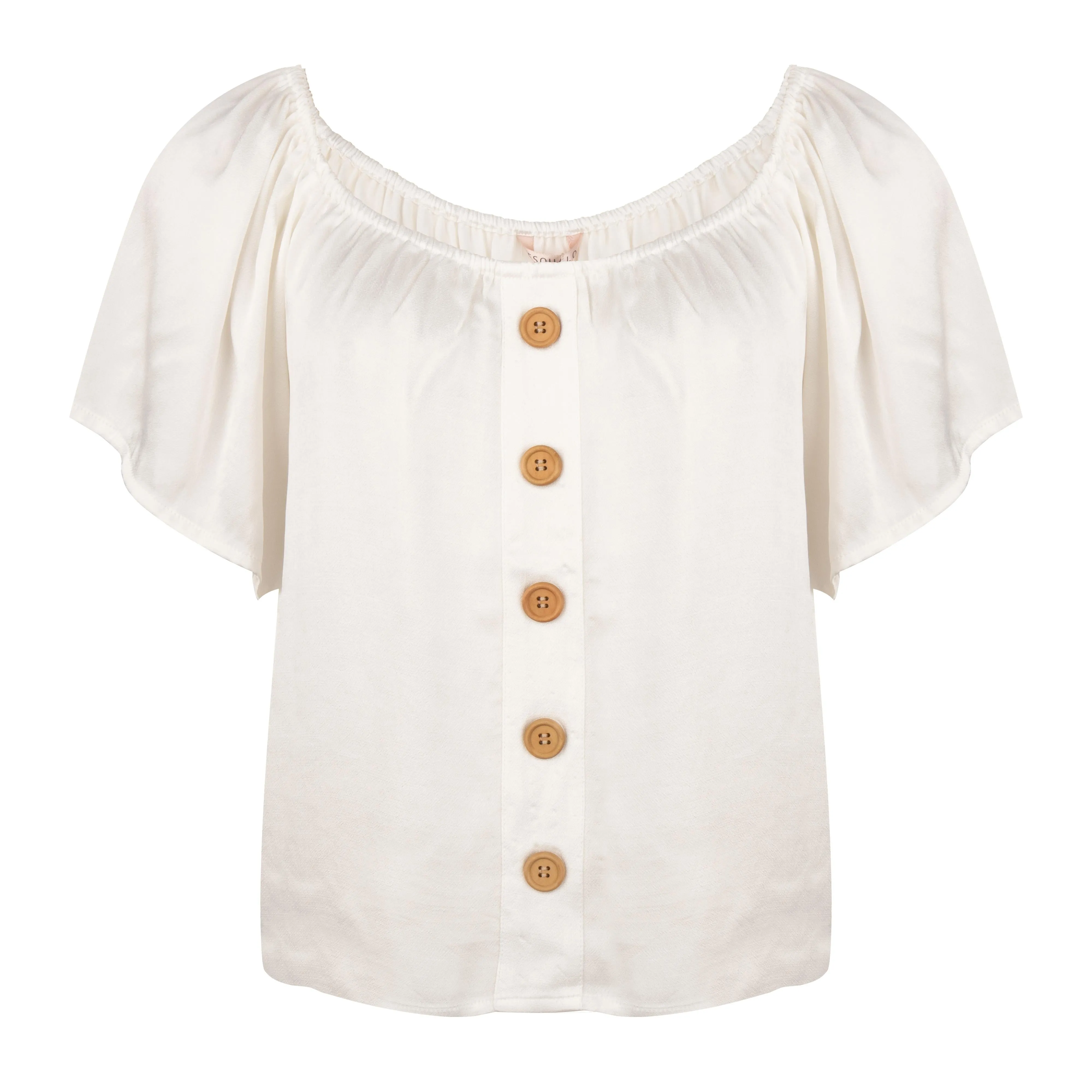 Esqualo - Cold-Shoulder Blouse