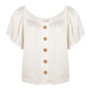 Esqualo - Cold-Shoulder Blouse