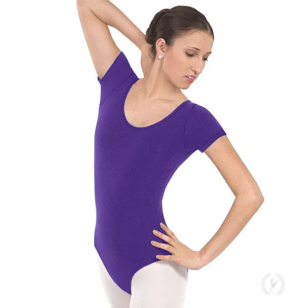 Eurotard 10475 Plus Cotton Lycra®Short Sleeve Leotard