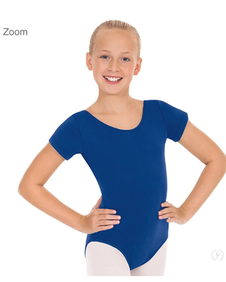 Eurotard Short Sleeve Leotard with Tactel® Microfiber Child’s