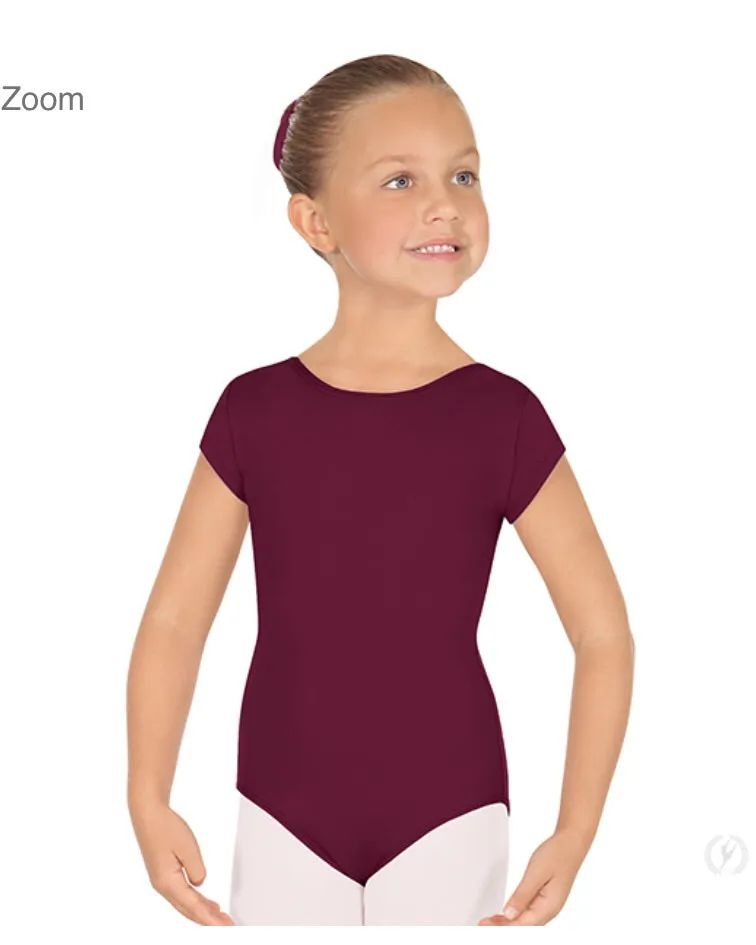 Eurotard Short Sleeve Leotard with Tactel® Microfiber Child’s