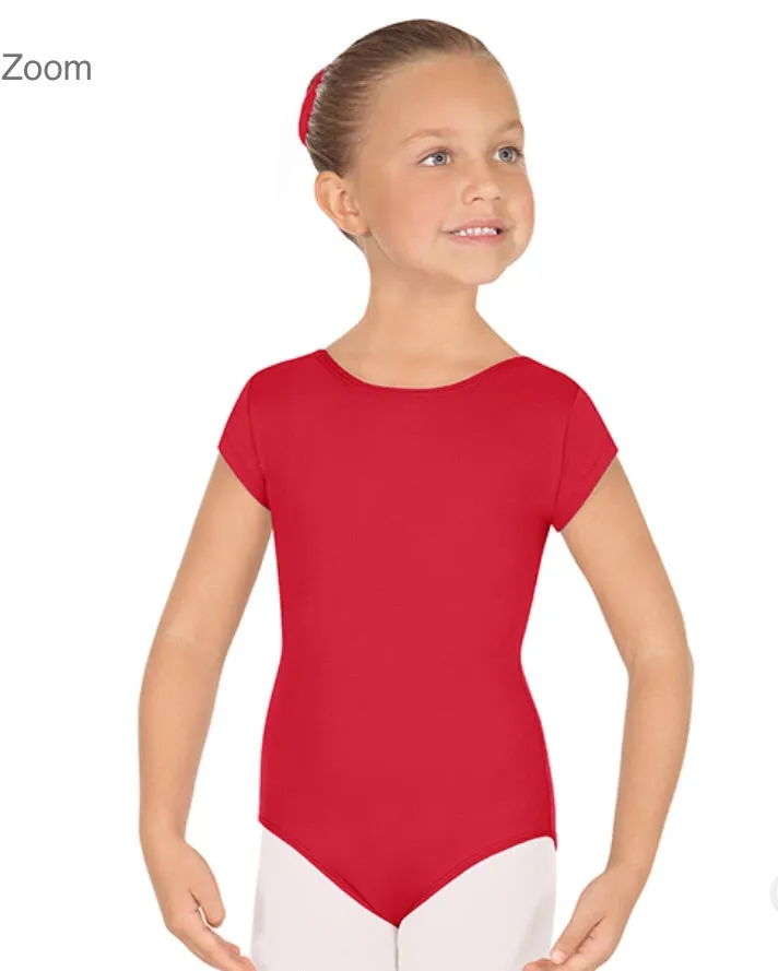 Eurotard Short Sleeve Leotard with Tactel® Microfiber Child’s