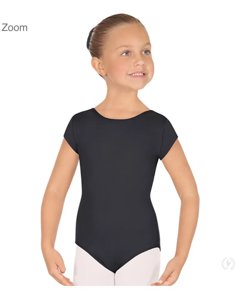 Eurotard Short Sleeve Leotard with Tactel® Microfiber Child’s