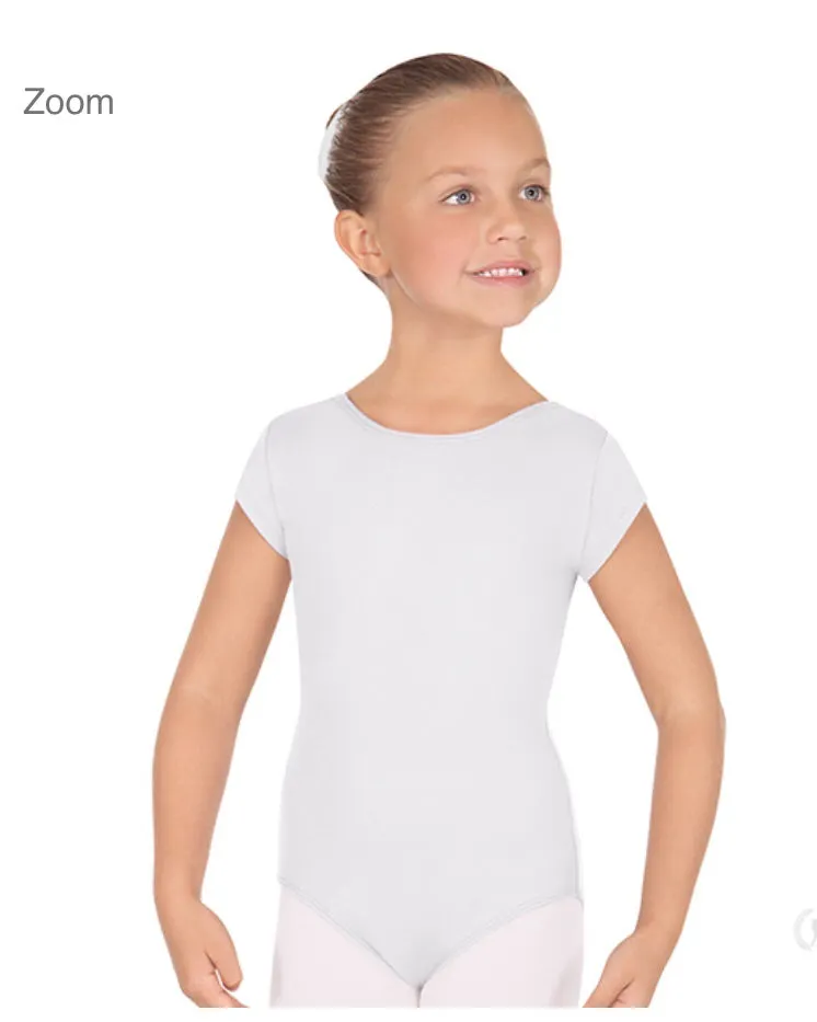 Eurotard Short Sleeve Leotard with Tactel® Microfiber Child’s
