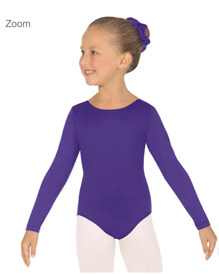 Eurotards Microfiber Long Sleeve Leotards Childs