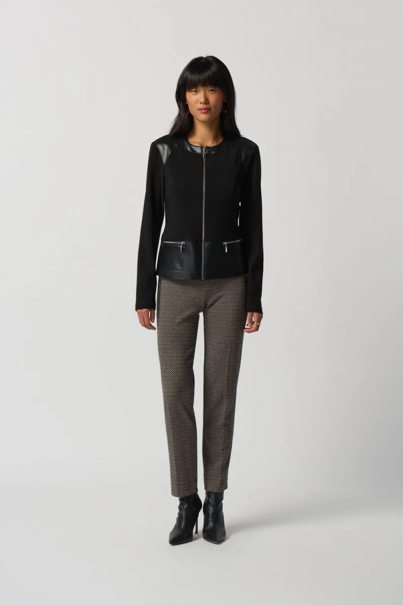 FAUX LEATHER JACKET