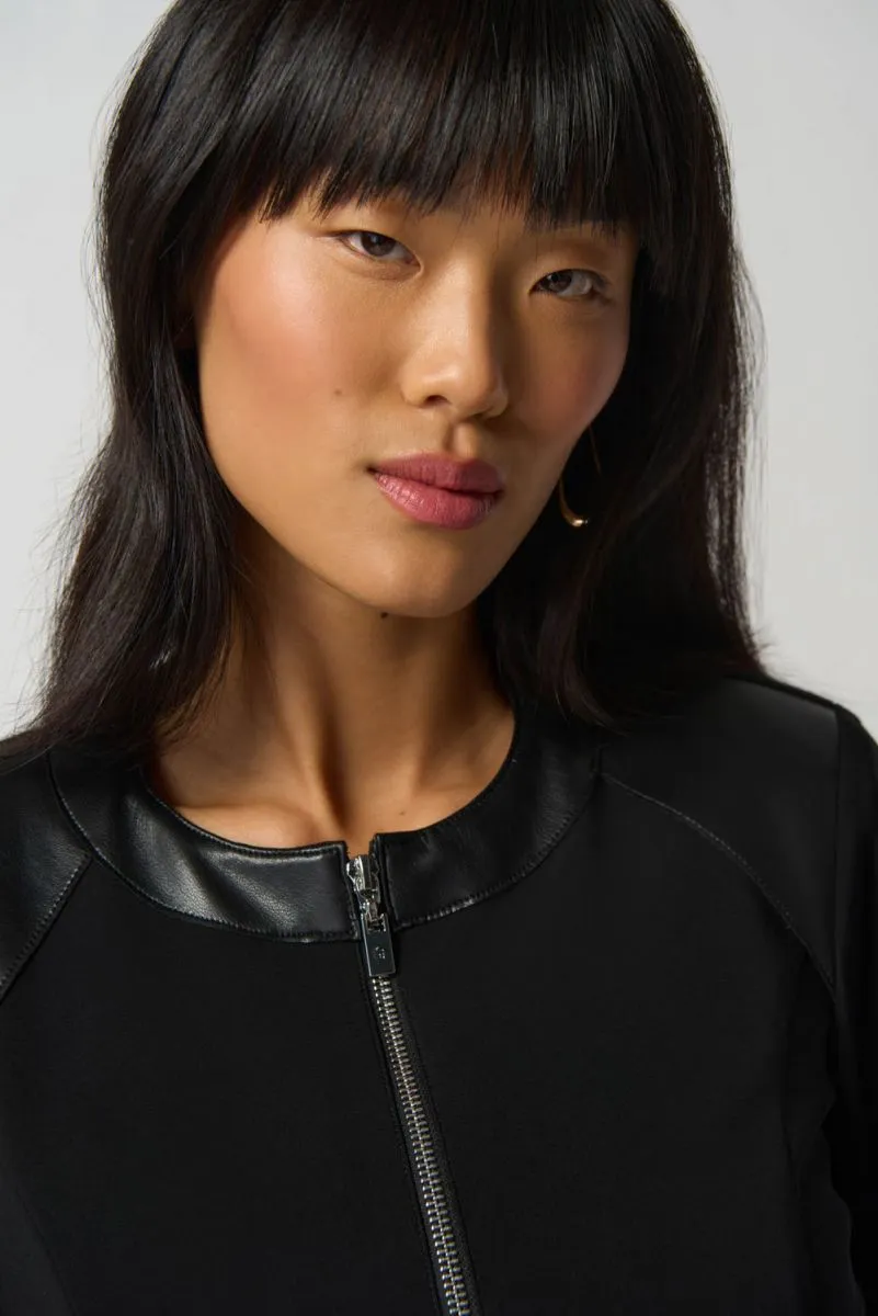 FAUX LEATHER JACKET