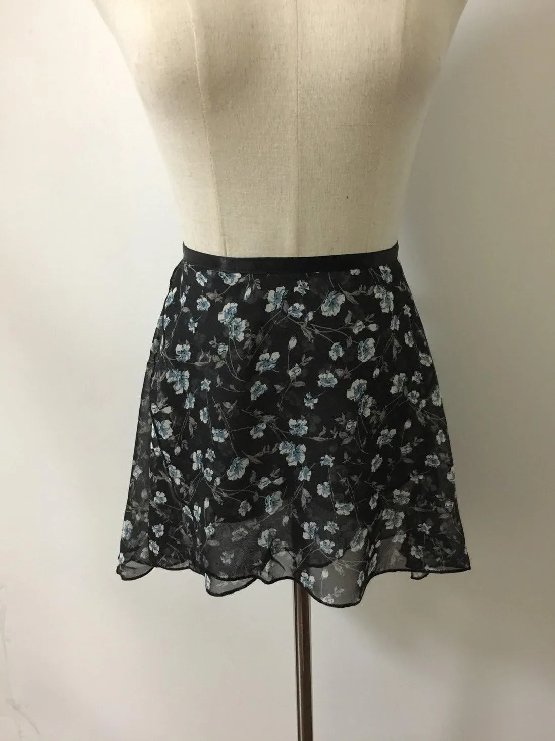 Girls Ballet Dance Chiffon Wrap Skirt