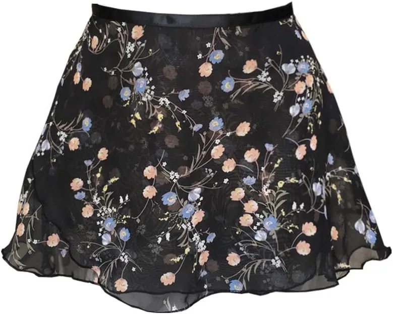 Girls Ballet Dance Chiffon Wrap Skirt