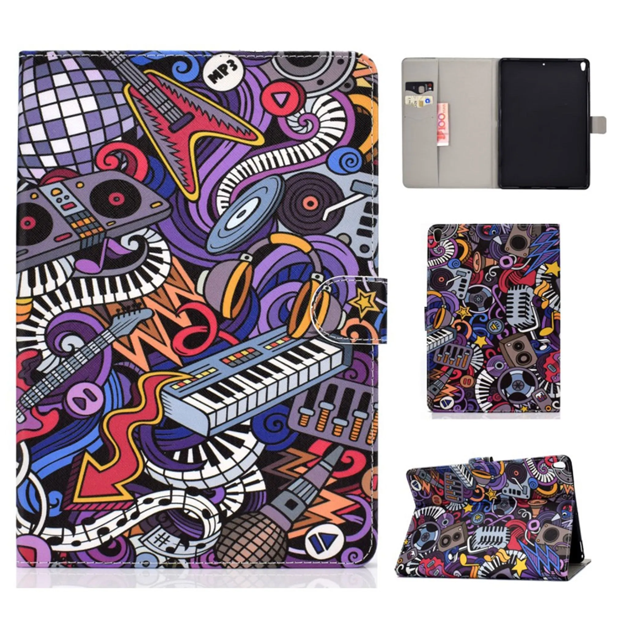 iPad Pro 10.5 (2019) stylish pattern leather case - Cartoon Pattern