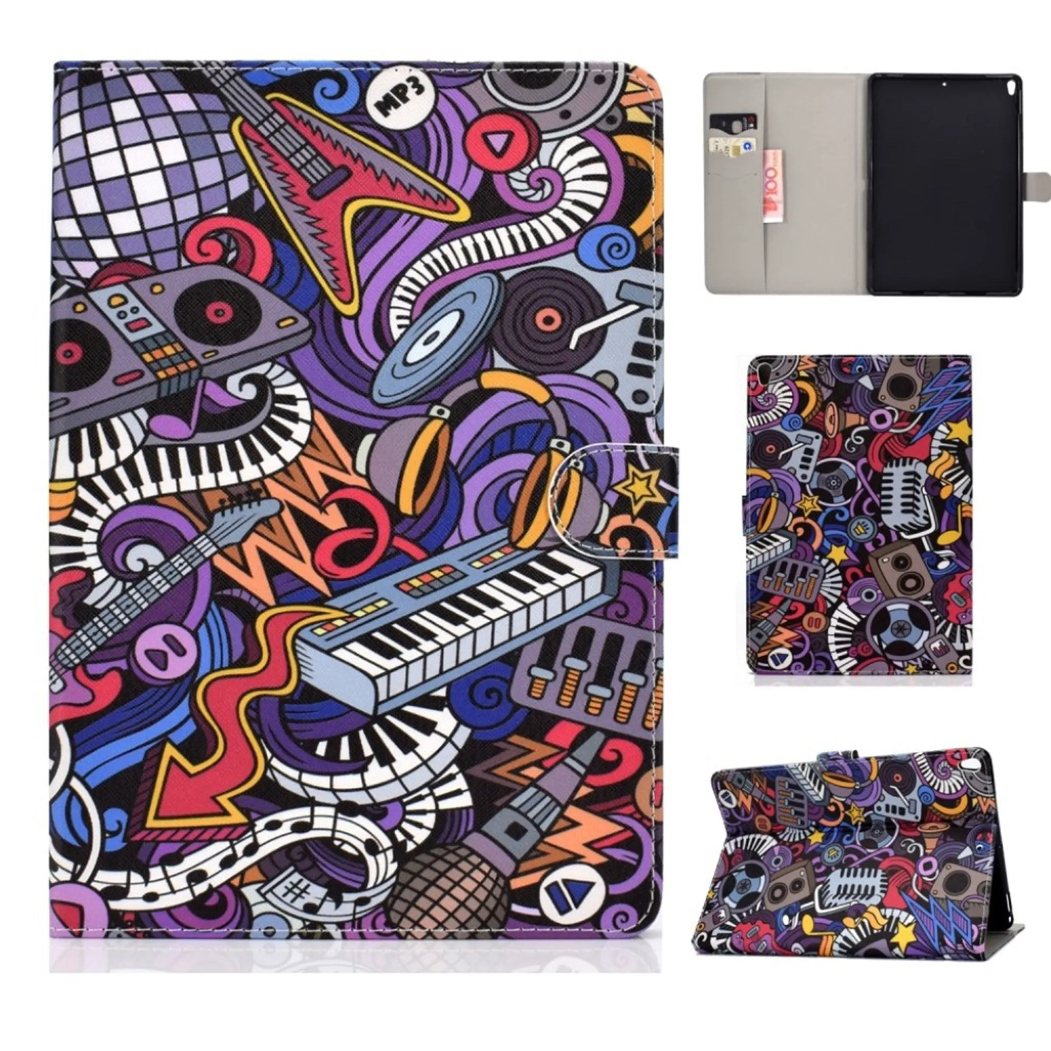 iPad Pro 10.5 (2019) stylish pattern leather case - Cartoon Pattern