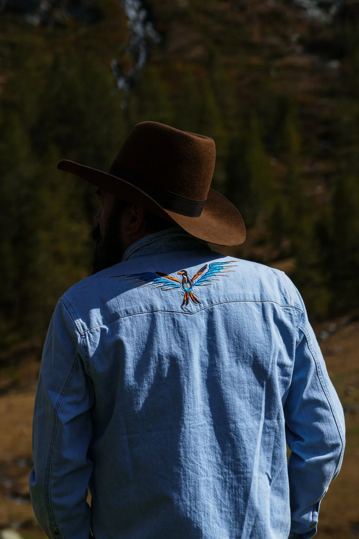 Iron And Resin - Condor Shirt in Bleached Denim