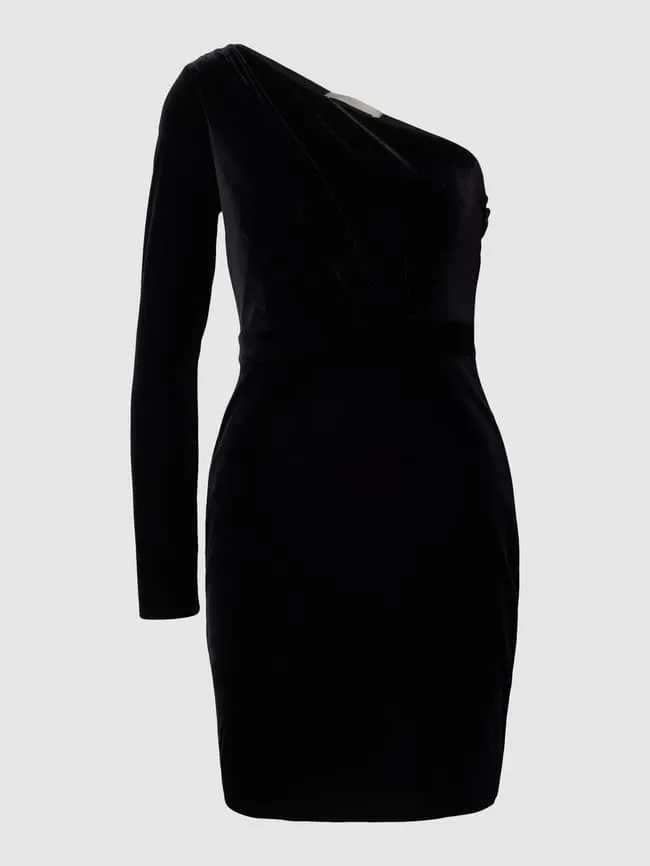 Jake*s Cocktail One Shoulder Cocktail Dress, Black