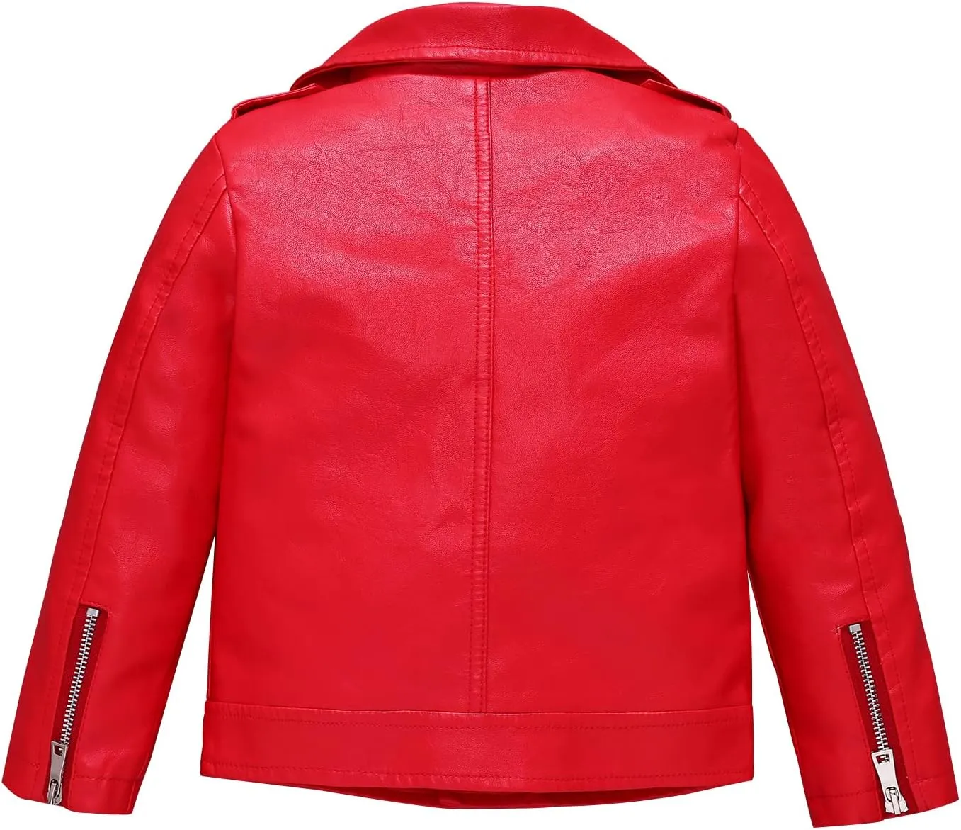 LOKTARC Boys Girls Faux Leather Jacket for Kids Motorcycle Biker Leather Jackets