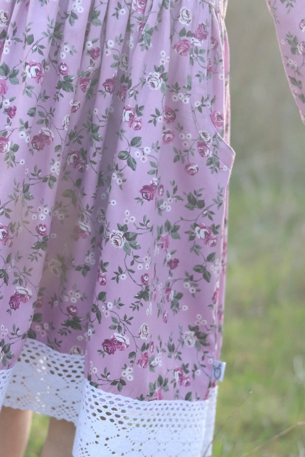 Long Sleeve Seaside Pocket Dress | Anna in Pink Lavender