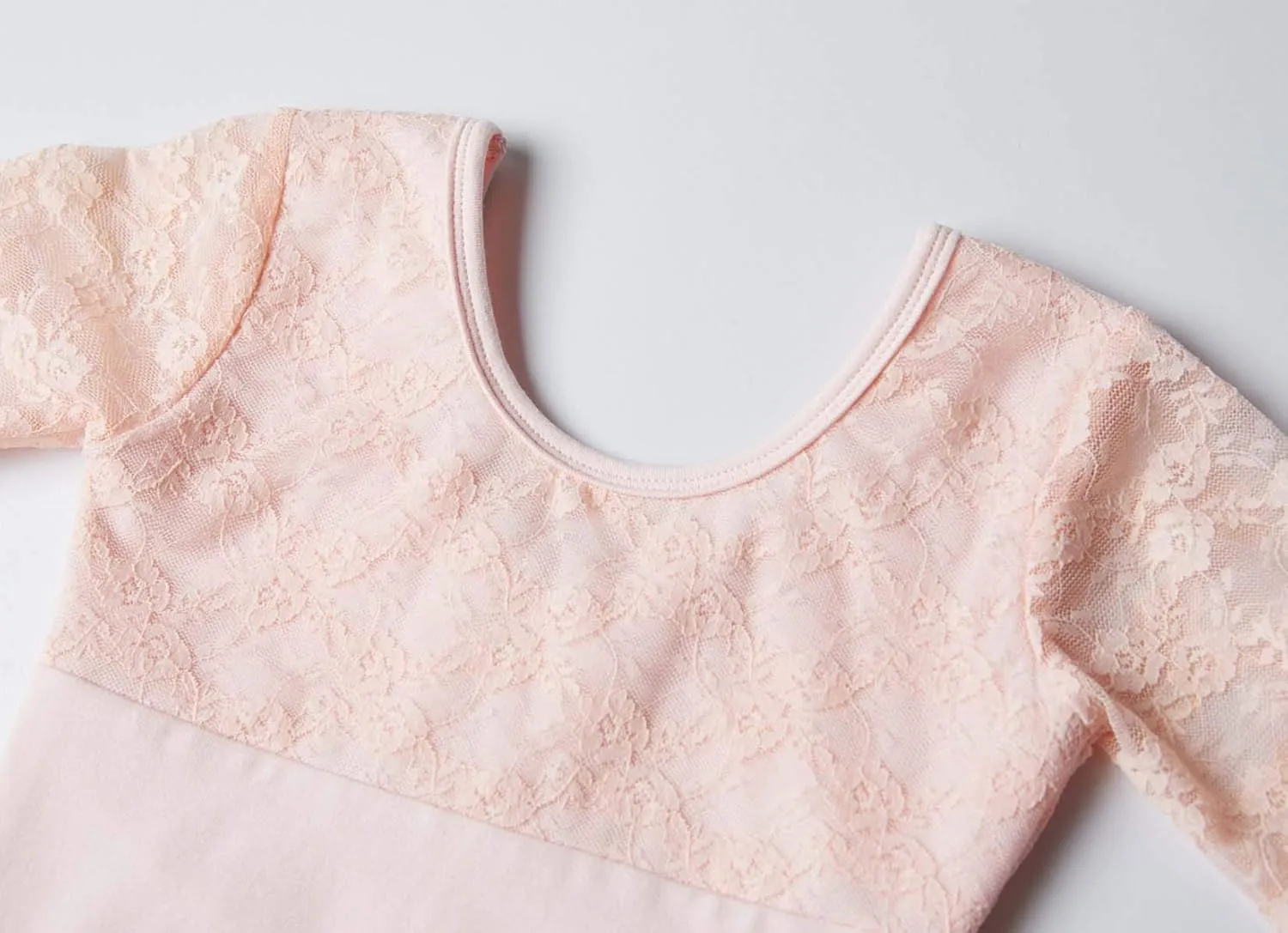 MdnMd Girls Ballet Dance Neck Lace Leotard for Toddler Gymnastic with Bow Back Cap Sleeve