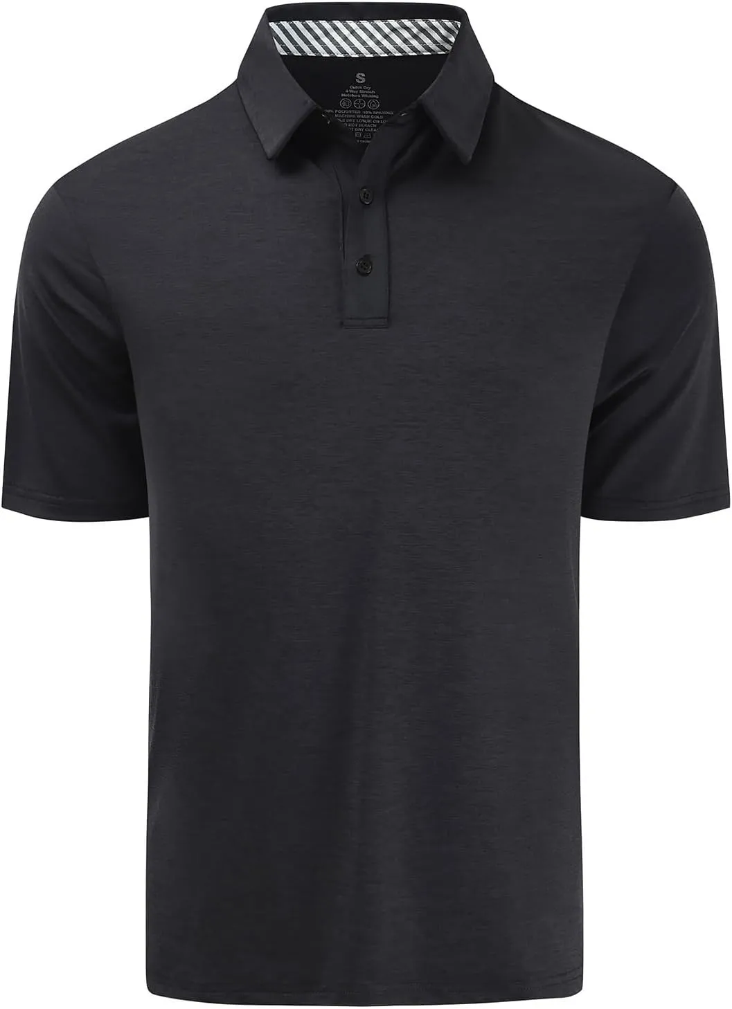 Men's Quick Dry Golf Polo Shirt Moisture Wicking Performance Short Sleeve Athletic Golf Shirts for Men